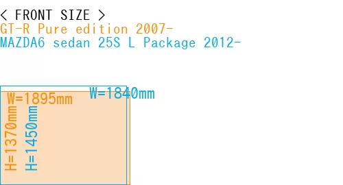 #GT-R Pure edition 2007- + MAZDA6 sedan 25S 
L Package 2012-